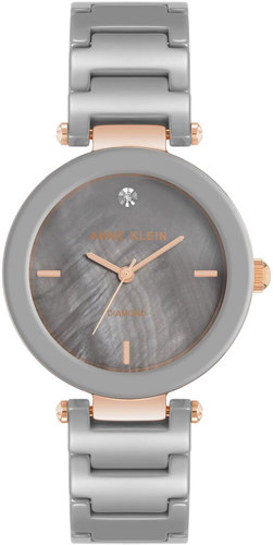 Anne Klein AK/1018TPRG קרמיקה שיבוץ יהלום לנשים