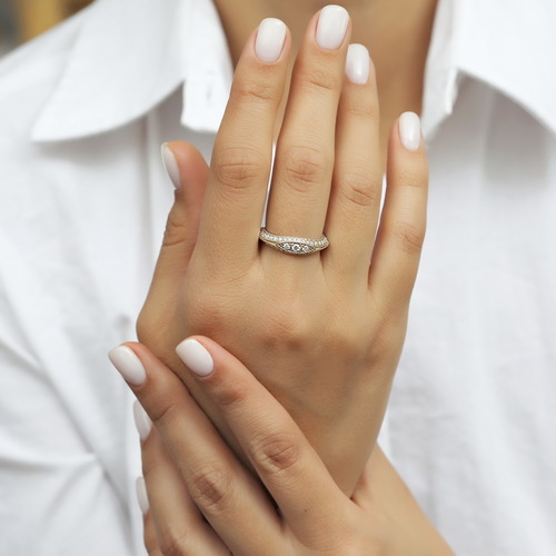 טבעת יהלומים 0.57ct מקולקציית 