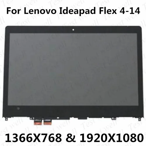 מסך טאץ קומפלט למחשב נייד LENOVO FLEX 4 14