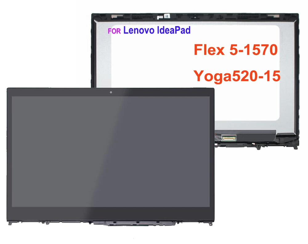 מסך טאץ קומפלט למחשב נייד LENOVO FLEX 5-1570 1580 yoga 520-15