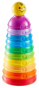 מגדל כדורים וספרות 10 חלקים