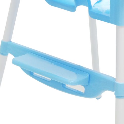 כיסא אוכל 2 גבהים עם מגש נשלף - לבן