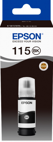 EcoTank Pigment בקבוק דיו שחור מקורי 115