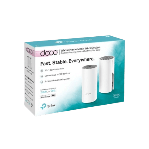 מערכת MESH ‏ Deco E4 Kit 2 pack TP-Link