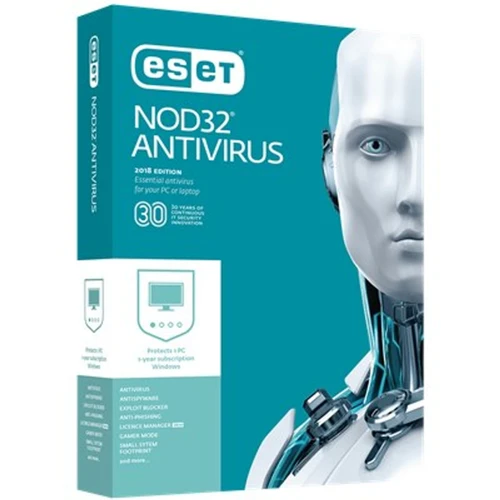 אנטי וירוס ESET NOD32 Antivirus רשיון שנתי למחשב אחד