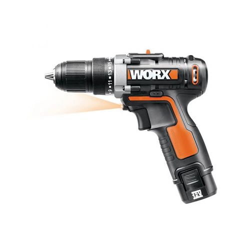 מברגה/מקדחה נטענת 12V סוללה אחת. WX128.1