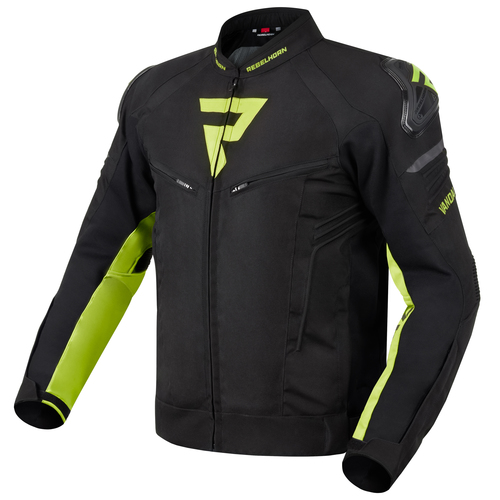 מעיל חורף רבל הורן שחור / צהוב - REBELHORN VANDAL TEXTILE JACKET