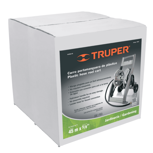 גלגלת מקצועית לצינור השקייה 45 מ' TRUPER
