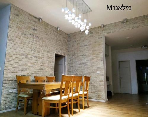 קיר דמוי בריקים להדבקה דגם מילאנו M