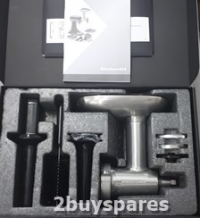 אביזר מטחנת בשר ממתכת איכותית כולל ממלא נקניקיות Kitchenaid 5KSMMGA -מקורי