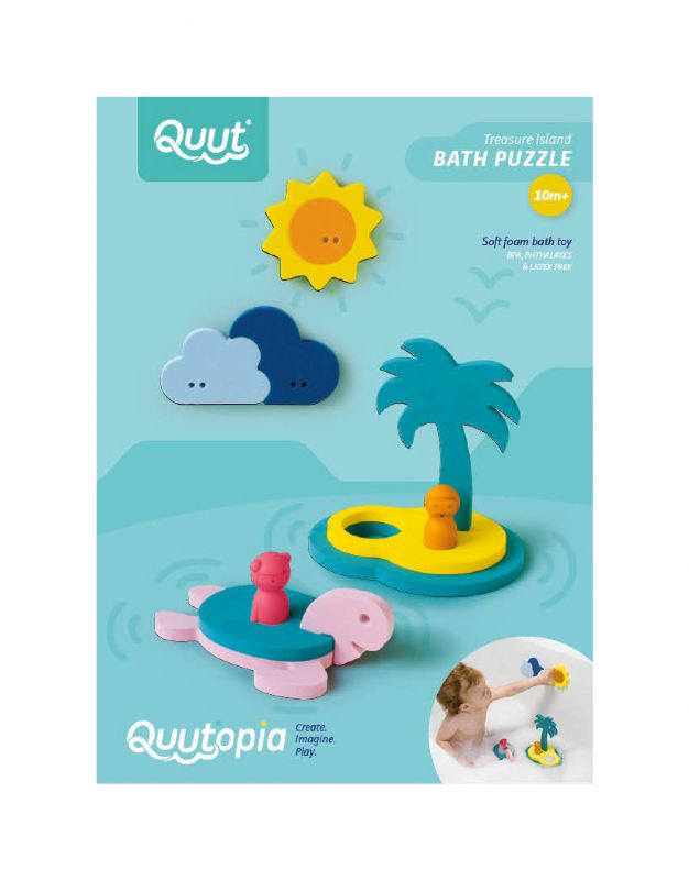 פאזל אמבטיה אי האוצר - Quut