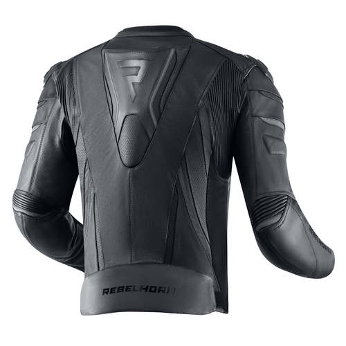 מעיל עור רבל הורן שחור - REBELHORN FIGHTER LEATHER JACKET