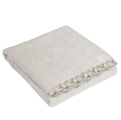 מגבת כותנה יוקרתית אפורה bath towel