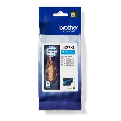 דיו כחול מקורי Brother LC-427XLC בראדר (5,000 דף)