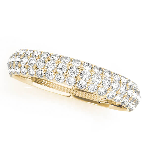 טבעת מסלולי יהלומים 0.52ct מקולקציית "אדור"