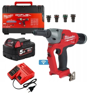 אקדח ניטים נטען 18V 2.4-6.4MM כולל סוללה 5AH מבית Milwaukee 