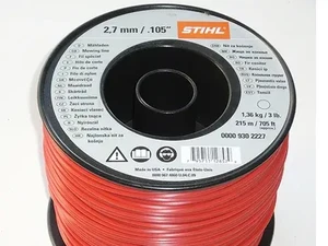 חוט ניילון לחרמש אדום עובי 2.7 מ"מ 5LB דגם 0000-930-2289 סטיל