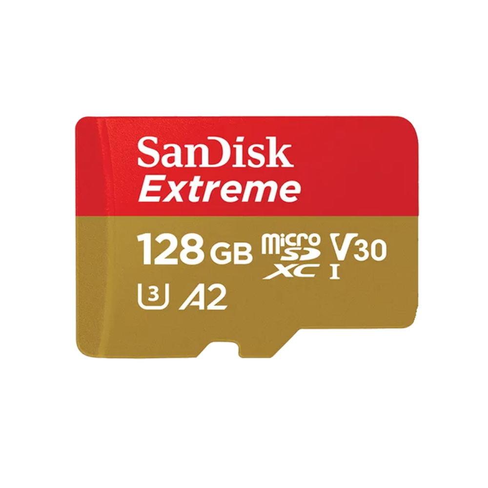 כרטיס זיכרון SANDISK MICRO SD EXTREME SDSQXAA-128GB