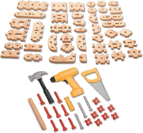 סדנת עבודה ליצירת פרויקטים אמיתיים עם מקדחה חשמלית ו 65 אביזרים 7627