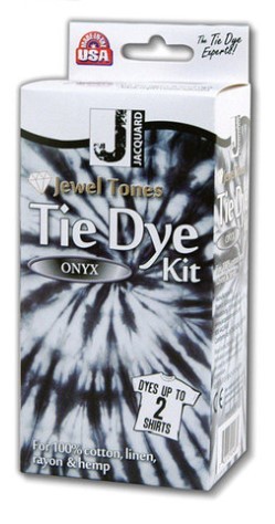 ערכת טאי דאי TIE DYE KIT ב-2 גוונים ONYX (אפור-שחור)