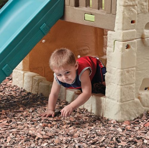 מתקן פעילות לחצר Woodland Climber עם מגלשה 8158