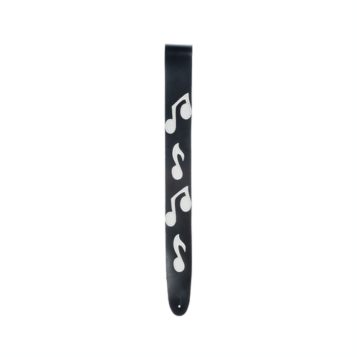 זוית נוספת ICON LEATHER GUITAR STRAP D'Addario