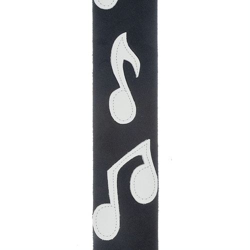 זוית נוספת ICON LEATHER GUITAR STRAP D'Addario