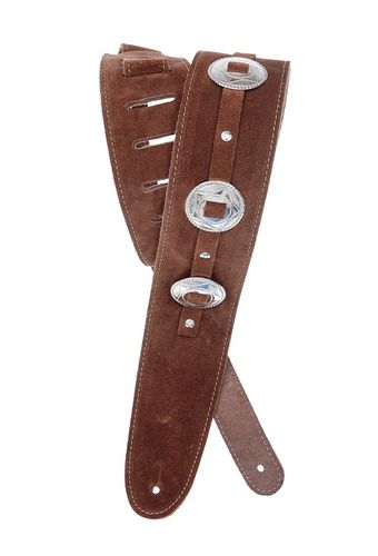 DELUXE LEATHER GUITAR STRAP D'Addario