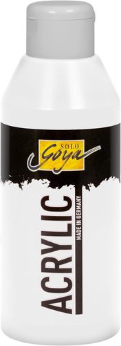 צבע אקריליק לבן KREUL SOLO GOYA (250 מ