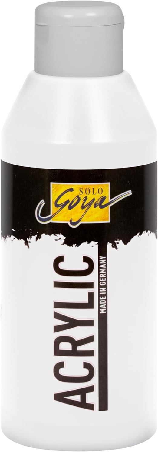 צבע אקריליק לבן KREUL SOLO GOYA (250 מ"ל)