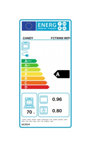 תנור בנוי פירוליטי CANDY FCT896X WIFI