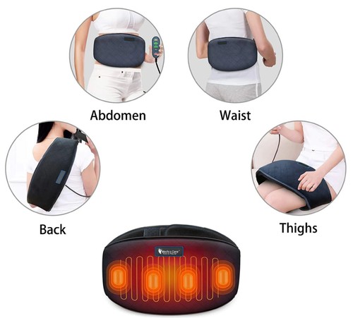 חגורת עיסוי למותניים משולבת חימום Medics Care MC-8606