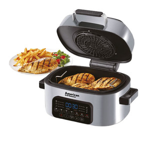 סיר גריל חשמלי אופה, צולה ומטגן ללא עשן American Grill Benaton BT-AG1