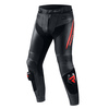 מכנס רכיבה מעור רבל הורן שחור / אדום - REBELHORN FIGHTER LEATHER PANTS