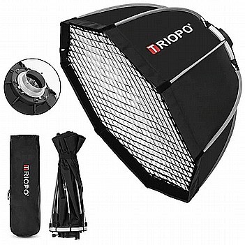 סופטבוקס מתומן עם גריד 55 ס