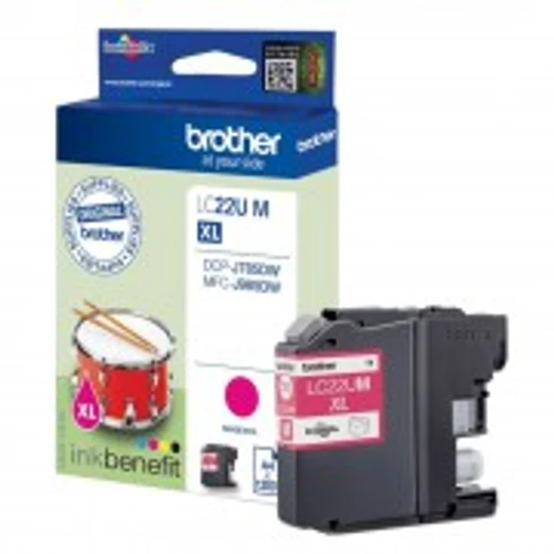 דיו אדום מקורי Brother LC-22UM בראדר (1,200 דף)