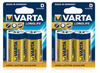 4 סוללות Varta D Longlife