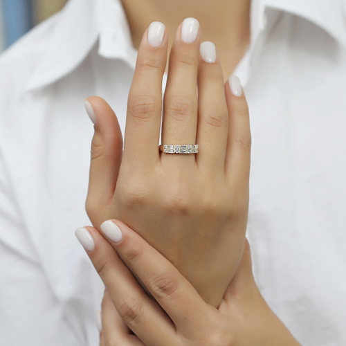 טבעת יהלומים 0.75ct מקולקציית 