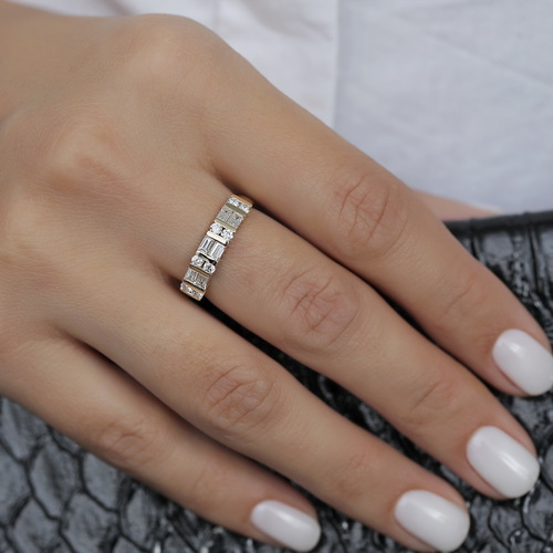 טבעת יהלומים 0.75ct מקולקציית 