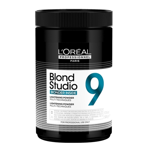 אבקת הבהרה בלונד סטודיו 9 עם בונדר לוריאל - LOREAL BLOND STUDIO 9
