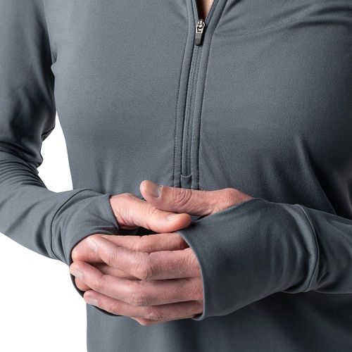 חולצת ספורט לנשים דגם PT-R CATALYST 1/2 ZIP