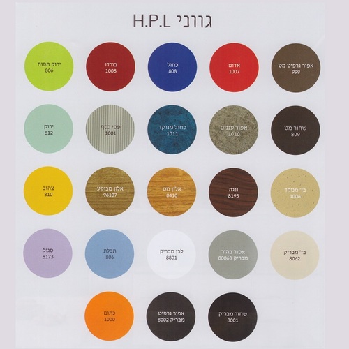 ארון אמבטיה HPL אמבין דגם וגאס מידה 130 סמ