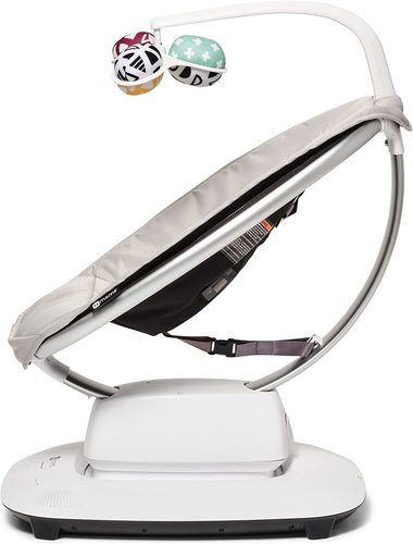 ממרו mamaroo מפוארת צבע אפור - דגם 5.0 נדנדה לתינוק בטכנולוגיה מתקדמת, אפשרות חיבור לבלוטוס, עם 5 תנועות נדנוד יחודיות.- אפור 