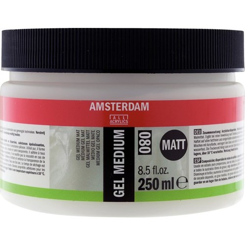 ג'ל מדיום מט Amsterdam 080 (250 מ