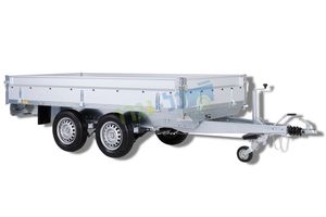 נגרר פתוח דו סרני 2.51X1.53 עם בלמים למשקל 2000 ק"ג