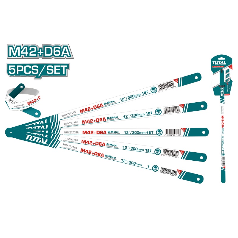 5 להבי מסור 12" 6A 18T