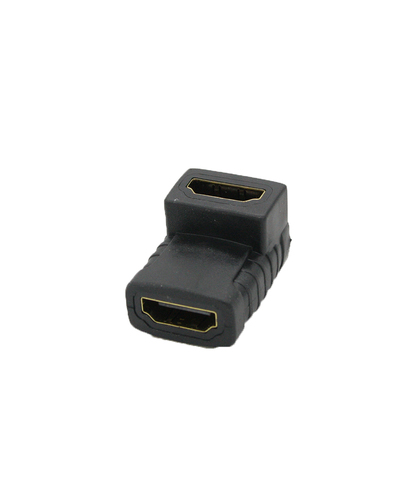 10 יחידות מתאם HDMI נקבה נקבה 90 מעלות