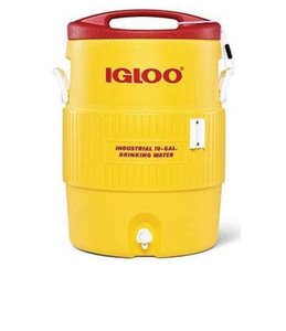 מיכל מים 37.9 ליטר SERIES400 צבעי צהוב אדום מבית IGLOO IG04101