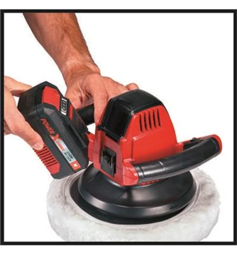 פולישר 2 ידיים לרכב 18V + סוללה 4AH + מטען דגם CE-CB 18/254 LI-SOLO  איינהל Einhell 