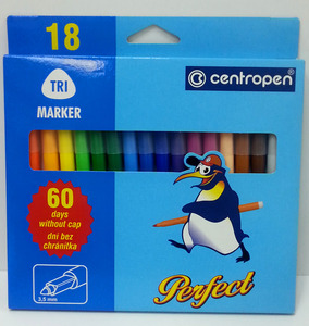 טושים דקים 1/18 Centropen